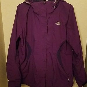 Purple Northface Rain Jacket